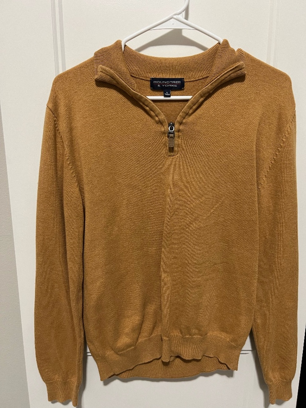 Roundtree & Yorke Quarter-Zip Sweater